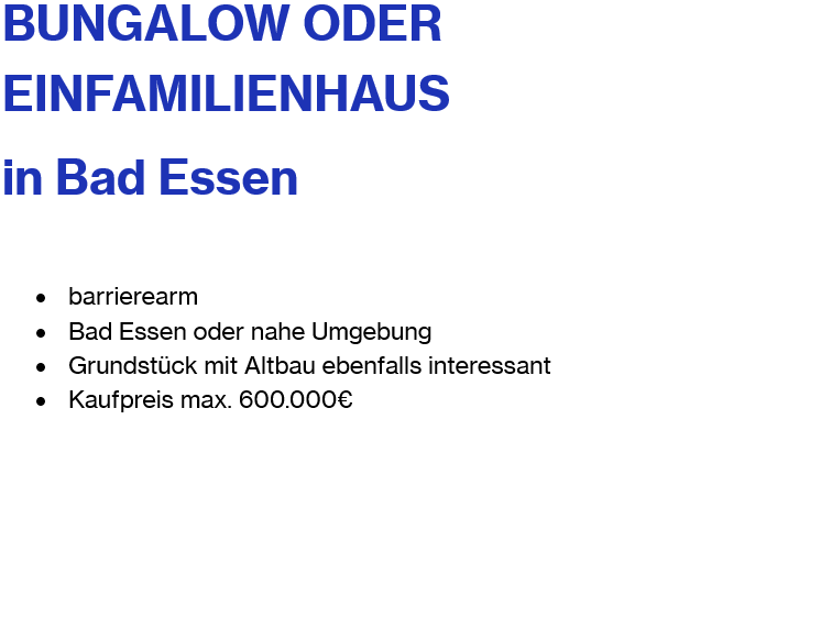 Aktuelle Gesuche Aktuelle Gesuche